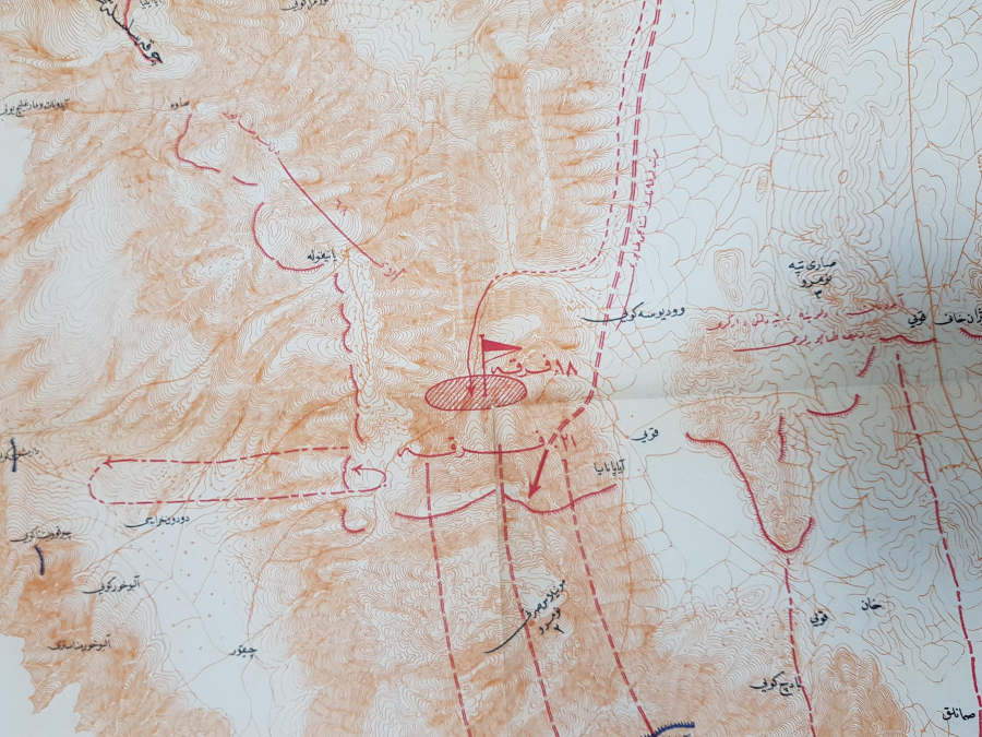 OSMANLICA ASKERİ HARİTA