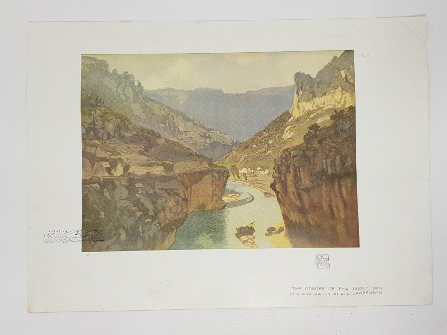 OSMANLICA SANAYİİ NEFİSE MEKTEBİ ALİYESİ DAMGALI GRAVÜR