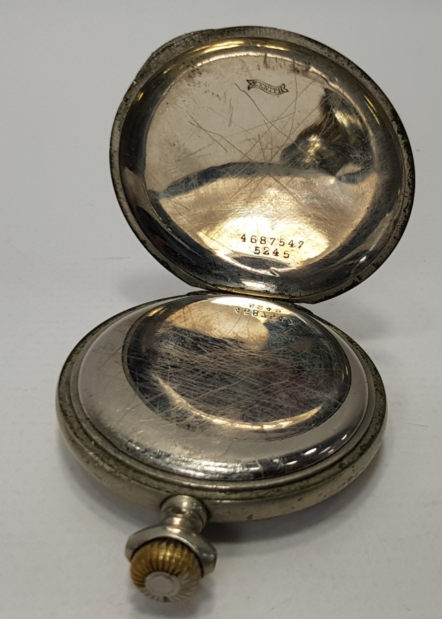 OSMANLICA ŞİRKETİ HAYRİYE YAZILI ZENITH CEP SAATİ