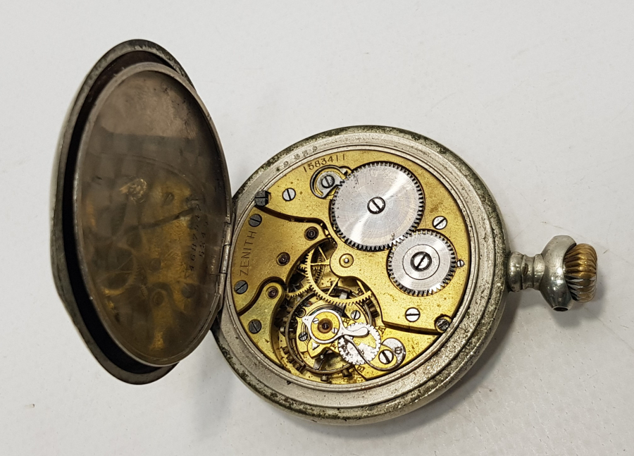 OSMANLICA ŞİRKETİ HAYRİYE YAZILI ZENITH CEP SAATİ