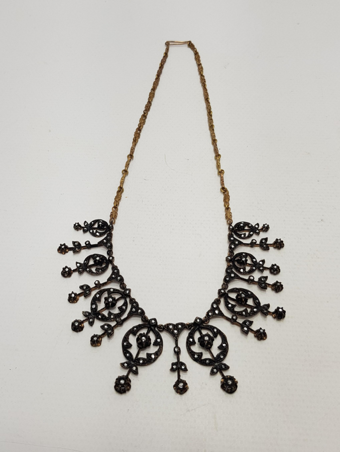 SU YOLU MODELİ ELMAS GERDANLIK 