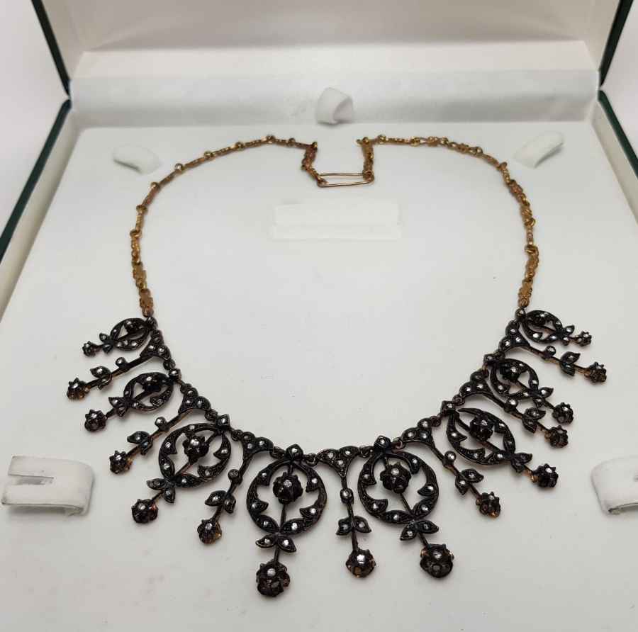 SU YOLU MODELİ ELMAS GERDANLIK 