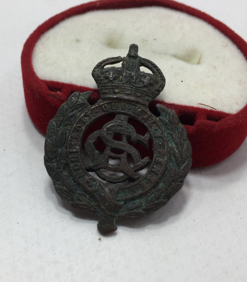 1. DÜNYA SAVAŞI DÖNEMİ KRALİYET ARMALI İNGİLİZ ROZET