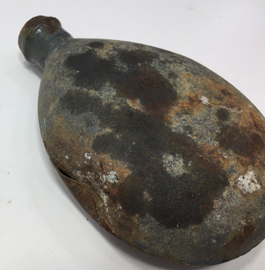 1. DÜNYA SAVAŞI EMAYE MANTAR KAFA ALMAN ASKER MATARASI