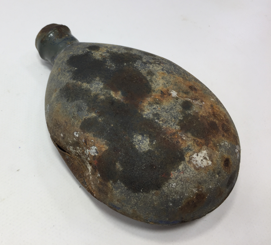 1. DÜNYA SAVAŞI EMAYE MANTAR KAFA ALMAN ASKER MATARASI