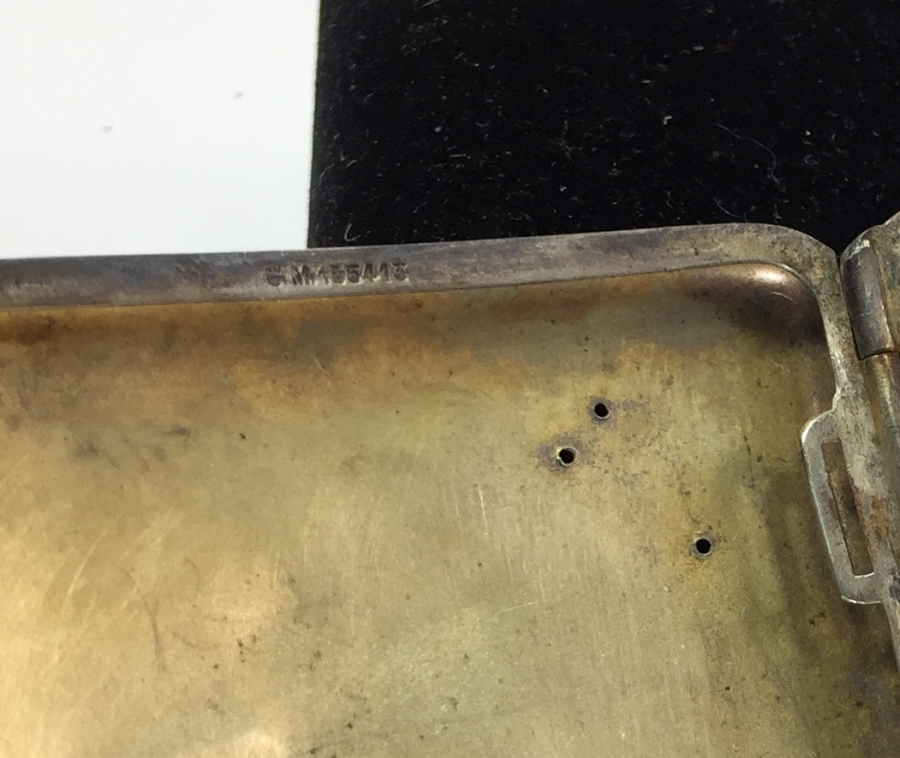 1900 BAŞLARI GÜMÜŞ SİGARA TABAKASI