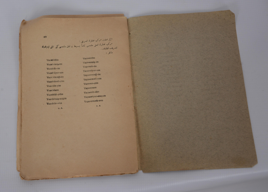 1928 YENİ TÜRK ALFABESİ İMLA VE TASRİF ŞEKİLLERİ