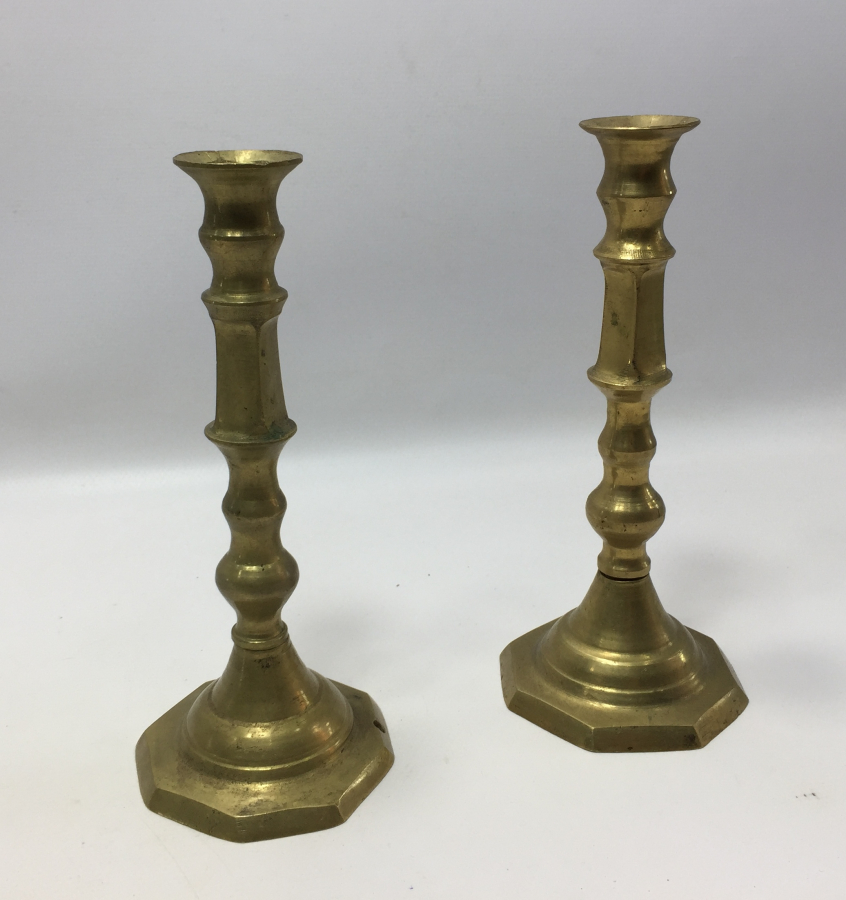 ANTİKA ÇİFT MUMLUK - ŞAMDAN