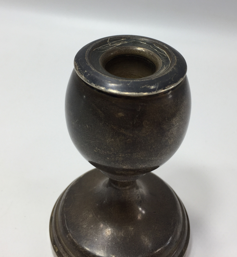 ANTİKA GÜMÜŞ MUMLUK