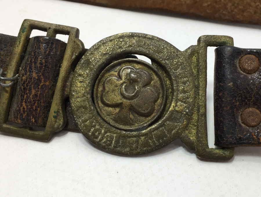 ANTİKA YAVRU KURT İZCİ KEMERİ