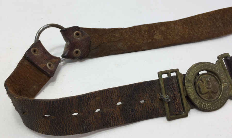 ANTİKA YAVRU KURT İZCİ KEMERİ