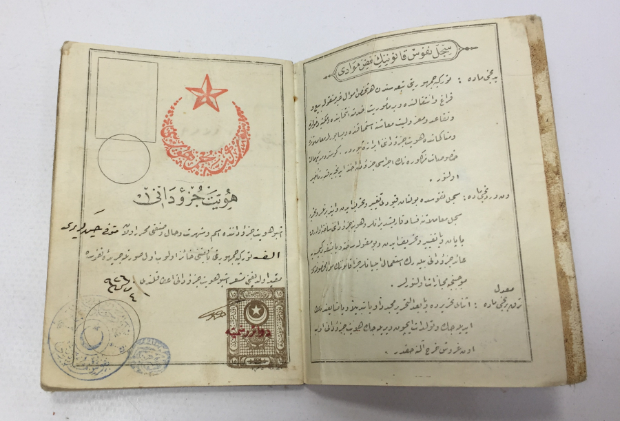 CUMHURİYET BAŞI KAFA KAĞIDI - NÜFUS CÜZDANI