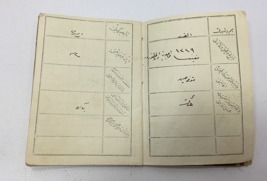 CUMHURİYET BAŞI KAFA KAĞIDI - NÜFUS CÜZDANI