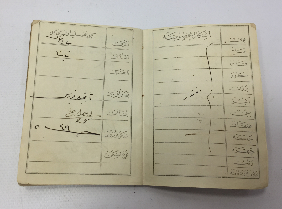 CUMHURİYET BAŞI KAFA KAĞIDI - NÜFUS CÜZDANI