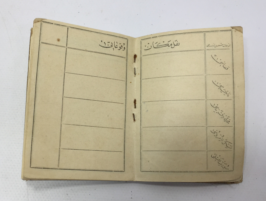 CUMHURİYET BAŞI KAFA KAĞIDI - NÜFUS CÜZDANI