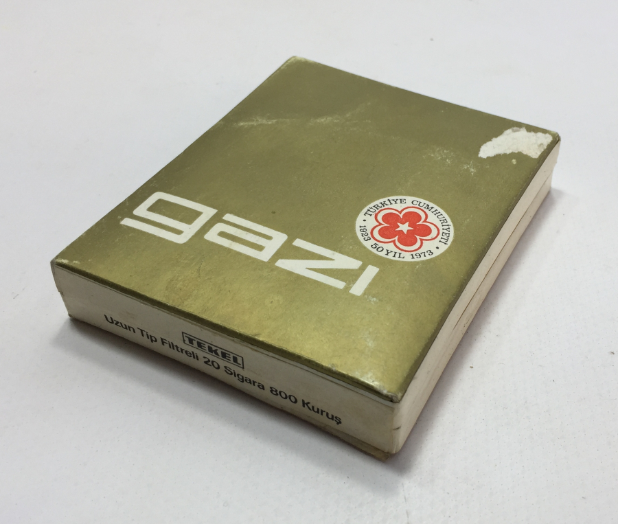 CUMHURİYETİMİZİN 50. YILINA ÖZEL YAPILMIŞ AÇILMAMIŞ SİGARA