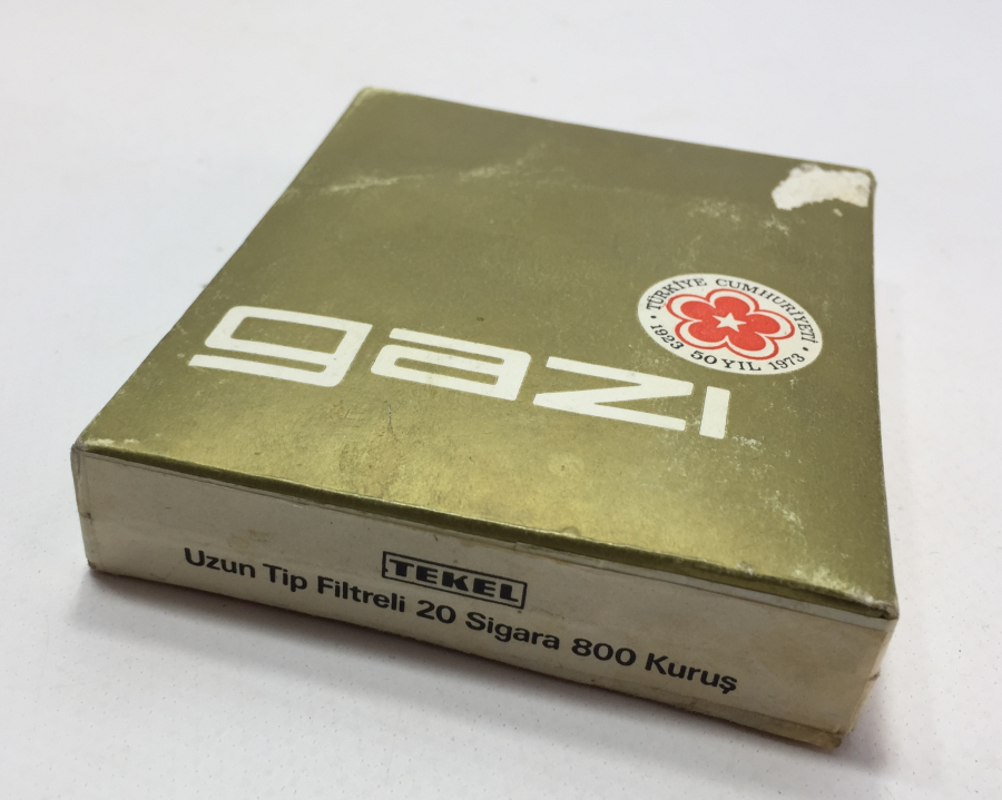 CUMHURİYETİMİZİN 50. YILINA ÖZEL YAPILMIŞ AÇILMAMIŞ SİGARA