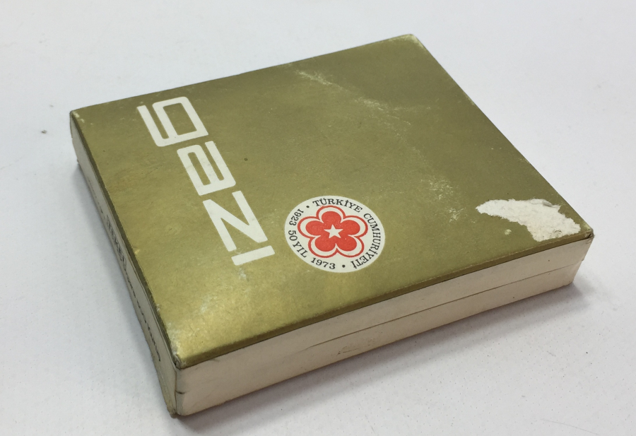 CUMHURİYETİMİZİN 50. YILINA ÖZEL YAPILMIŞ AÇILMAMIŞ SİGARA