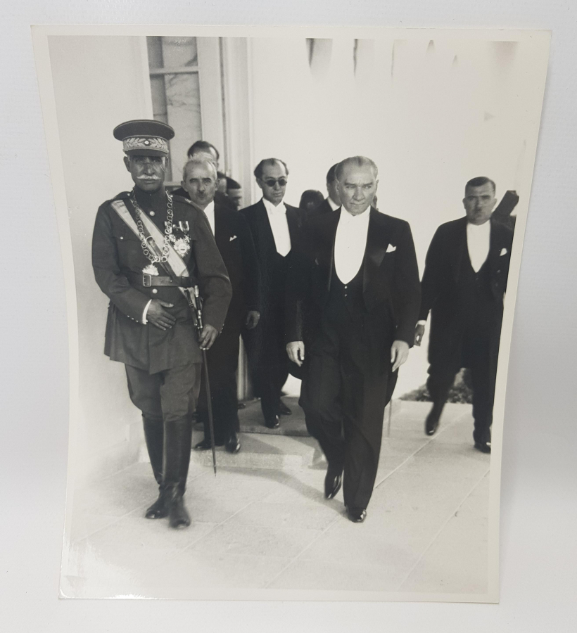MUSTAFA KEMAL ATATÜRK VE İRAN LİDERİ ŞAH RIZA PEHLEVİ