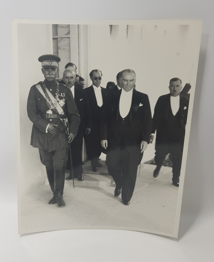 MUSTAFA KEMAL ATATÜRK VE İRAN LİDERİ ŞAH RIZA PEHLEVİ