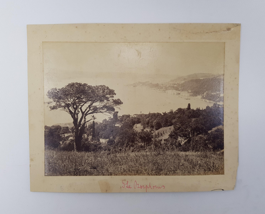 OSMANLI DÖNEMİ BOĞAZİÇİ VE HALİÇ GÖRSELLİ İKİ ADET BÜYÜK BOY FOTOĞRAF