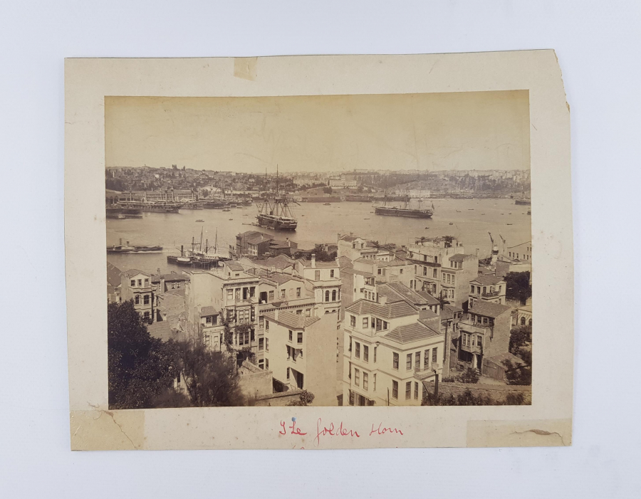 OSMANLI DÖNEMİ BOĞAZİÇİ VE HALİÇ GÖRSELLİ İKİ ADET BÜYÜK BOY FOTOĞRAF