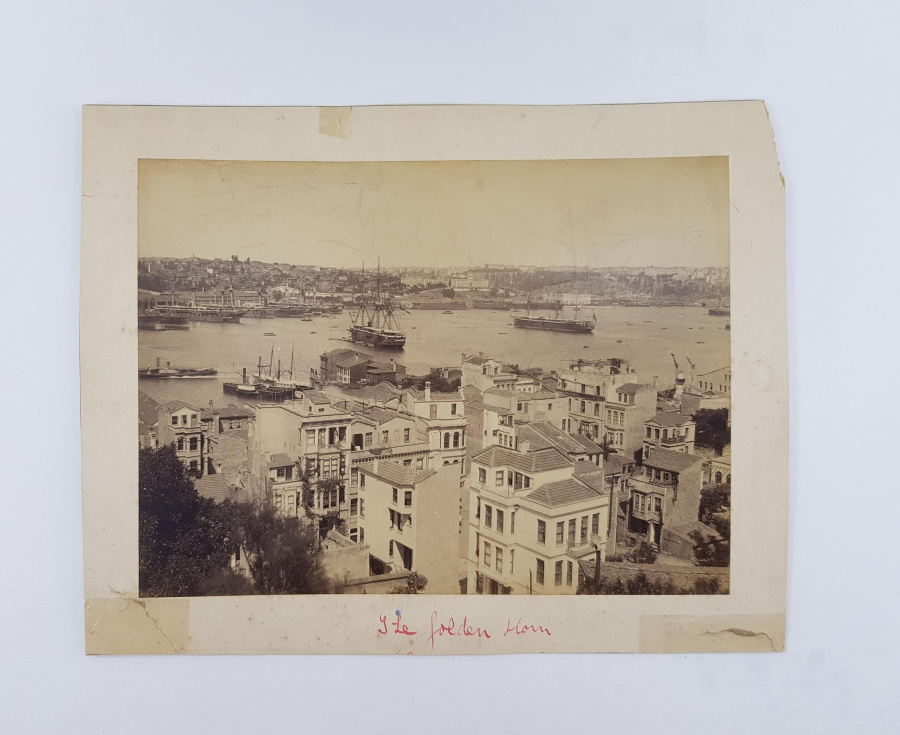 OSMANLI DÖNEMİ BOĞAZİÇİ VE HALİÇ GÖRSELLİ İKİ ADET BÜYÜK BOY FOTOĞRAF