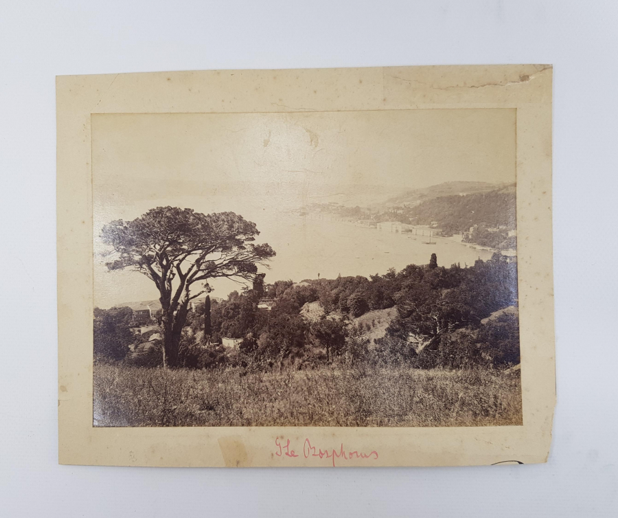 OSMANLI DÖNEMİ BOĞAZİÇİ VE HALİÇ GÖRSELLİ İKİ ADET BÜYÜK BOY FOTOĞRAF