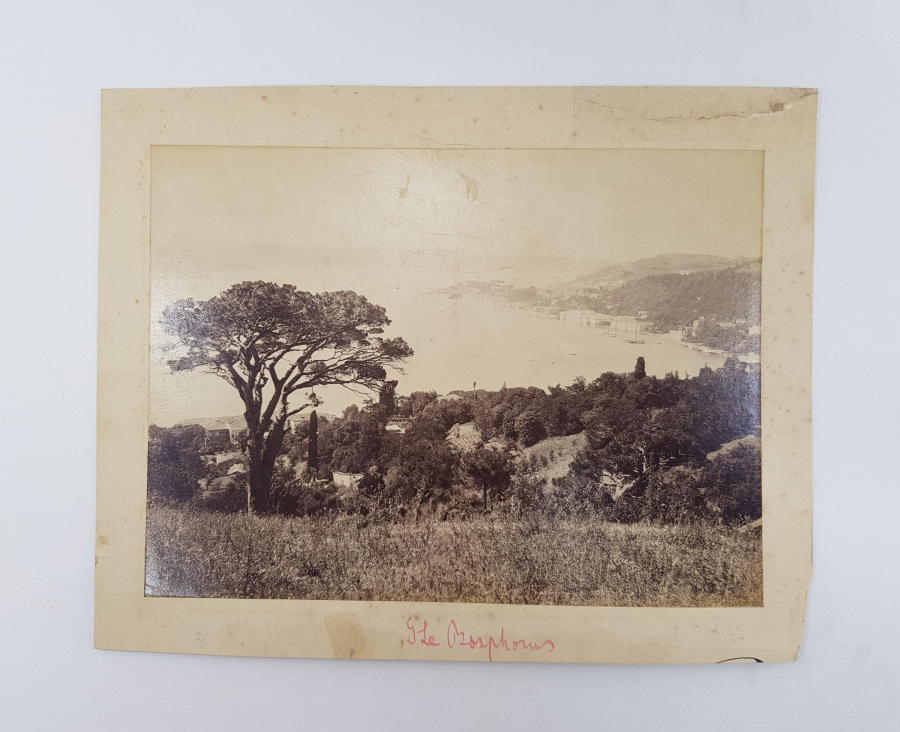 OSMANLI DÖNEMİ BOĞAZİÇİ VE HALİÇ GÖRSELLİ İKİ ADET BÜYÜK BOY FOTOĞRAF