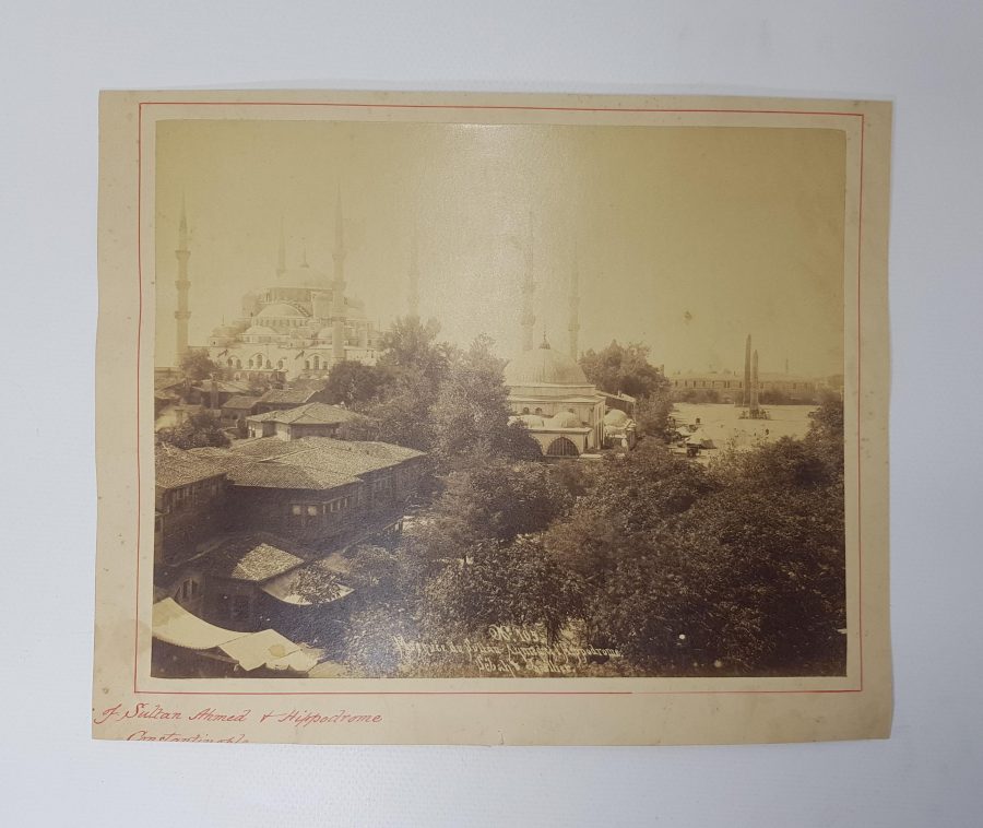 OSMANLI DÖNEMİ BÜYÜK BOY FOTOĞRAF: SULTANAHMET VE HİPODROM - SEBAH & JOALLIER
