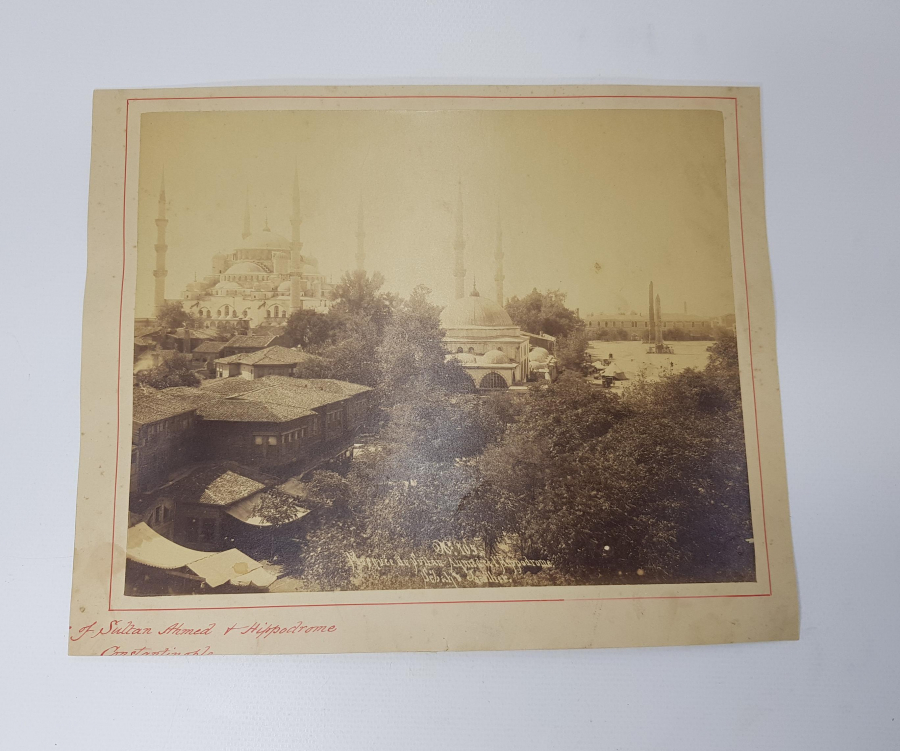 OSMANLI DÖNEMİ BÜYÜK BOY FOTOĞRAF: SULTANAHMET VE HİPODROM - SEBAH & JOALLIER
