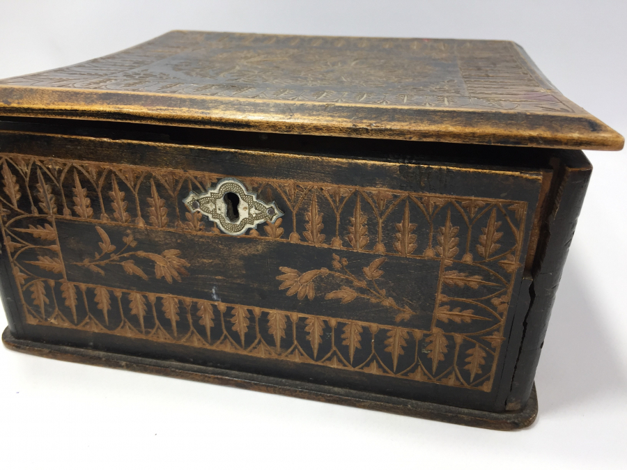 OSMANLI DÖNEMİ HER YÜZÜ İŞLEMELİ MÜCEVHER KUTUSU