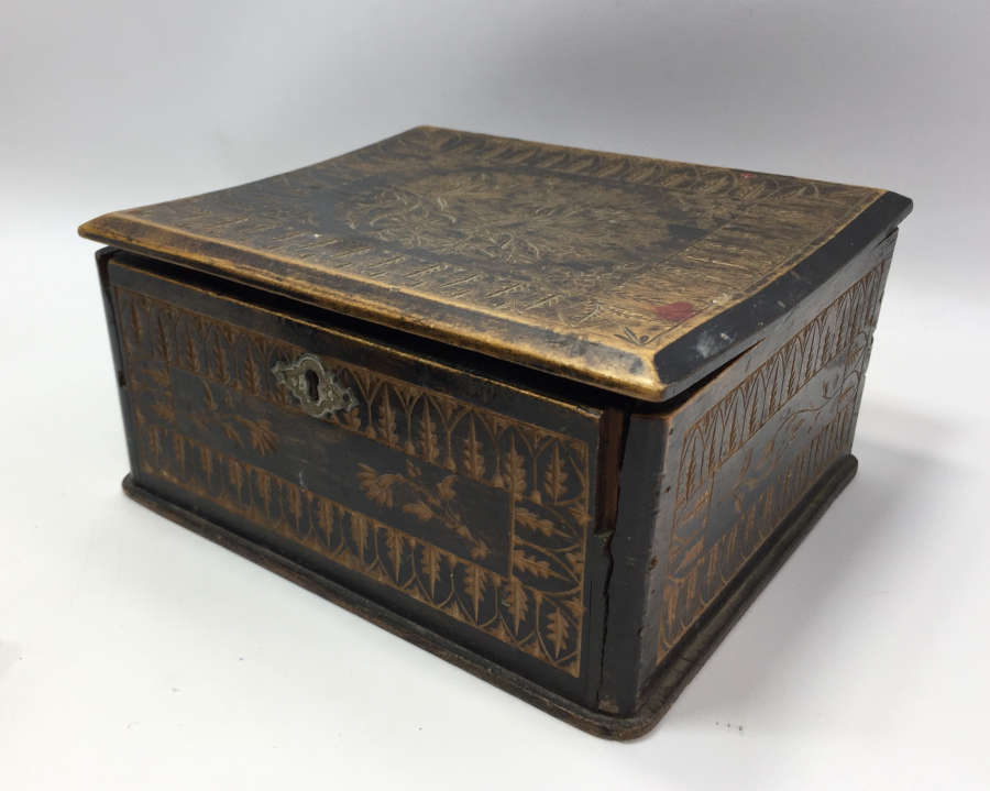 OSMANLI DÖNEMİ HER YÜZÜ İŞLEMELİ MÜCEVHER KUTUSU