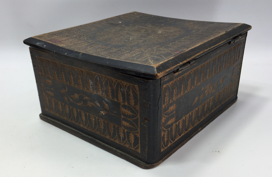 OSMANLI DÖNEMİ HER YÜZÜ İŞLEMELİ MÜCEVHER KUTUSU