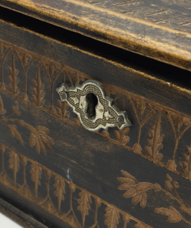 OSMANLI DÖNEMİ HER YÜZÜ İŞLEMELİ MÜCEVHER KUTUSU