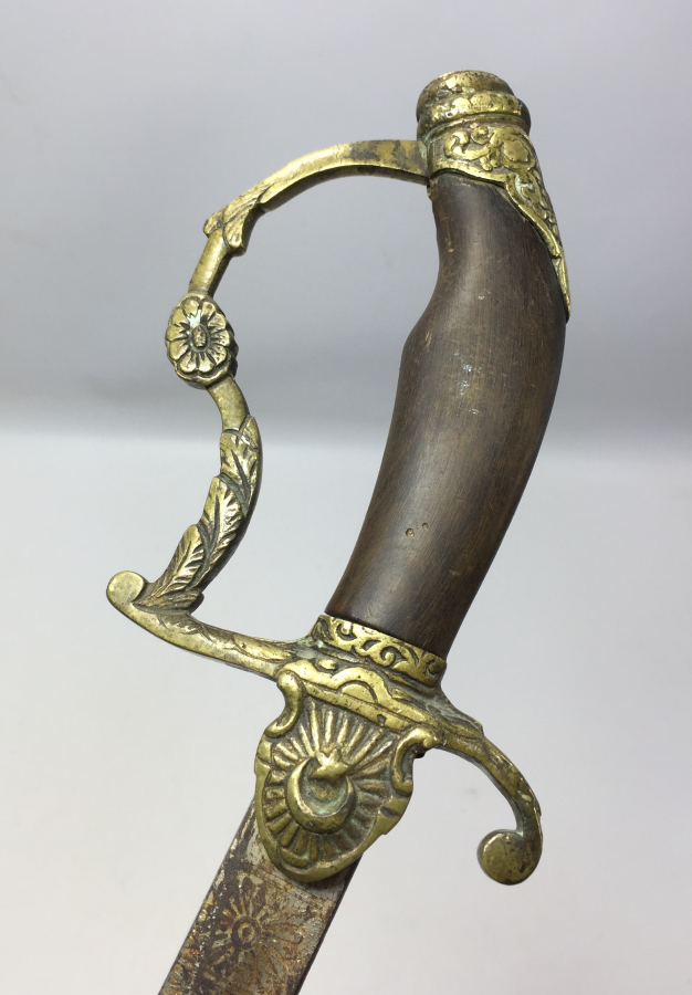 OSMANLI DÖNEMİ NADİR FORMDA SÜVARİ SUBAY KILICI