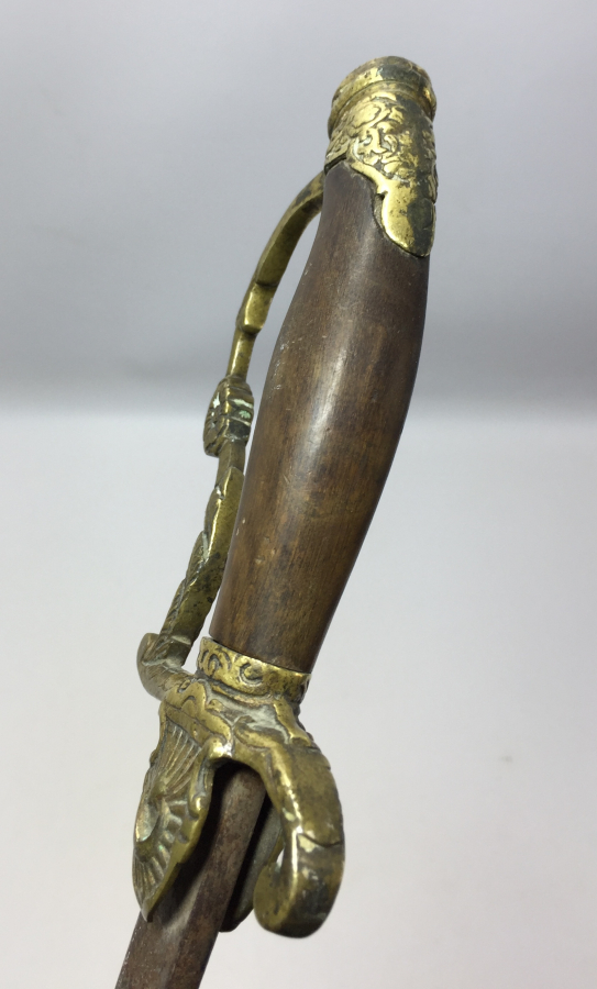 OSMANLI DÖNEMİ NADİR FORMDA SÜVARİ SUBAY KILICI