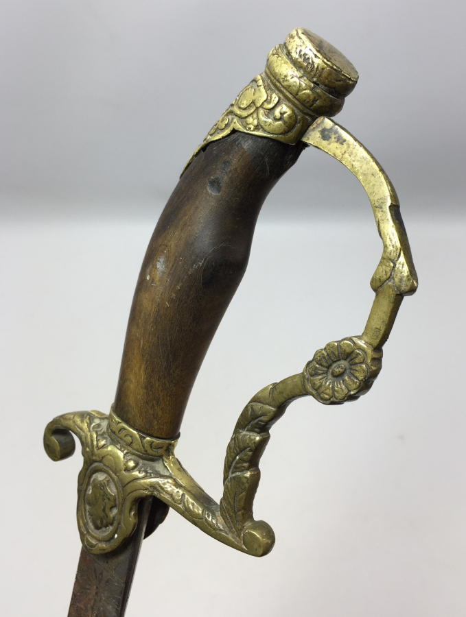 OSMANLI DÖNEMİ NADİR FORMDA SÜVARİ SUBAY KILICI