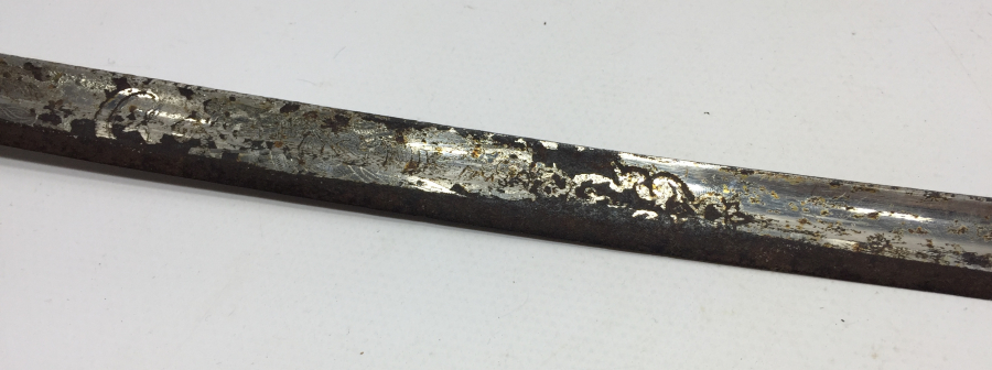 OSMANLI DÖNEMİ NADİR FORMDA SÜVARİ SUBAY KILICI