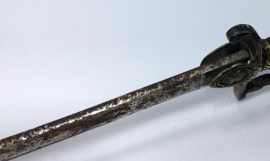 OSMANLI DÖNEMİ NADİR FORMDA SÜVARİ SUBAY KILICI