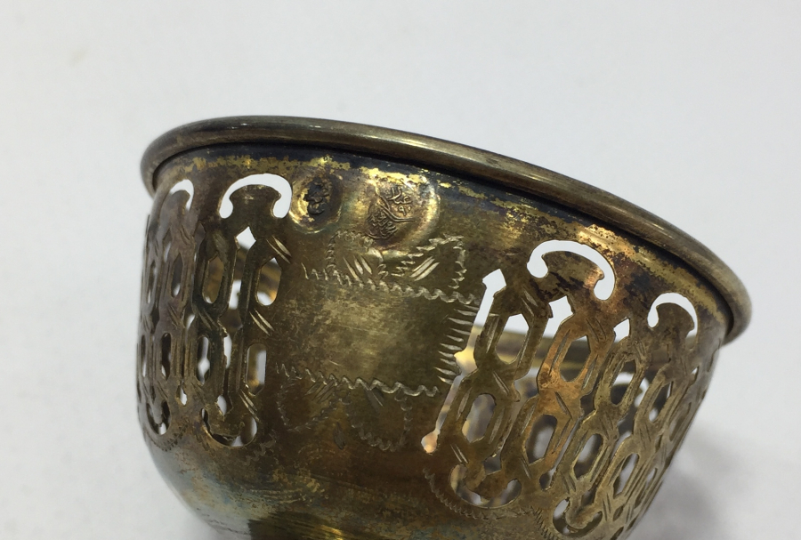 OSMANLI DÖNEMİ TESTERE İŞÇİLİKLİ TUĞRALI FİNCAN ZARFI