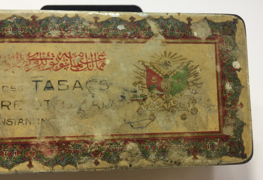 OSMANLI DÖNEMİ ÜZERİ DEVLET ARMALI TÜTÜN KUTUSU