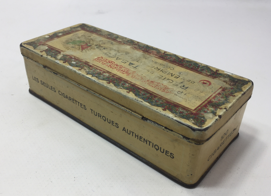 OSMANLI DÖNEMİ ÜZERİ DEVLET ARMALI TÜTÜN KUTUSU