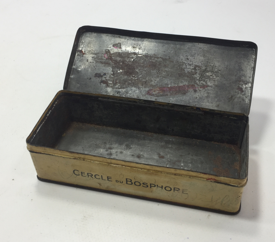 OSMANLI DÖNEMİ ÜZERİ DEVLET ARMALI TÜTÜN KUTUSU