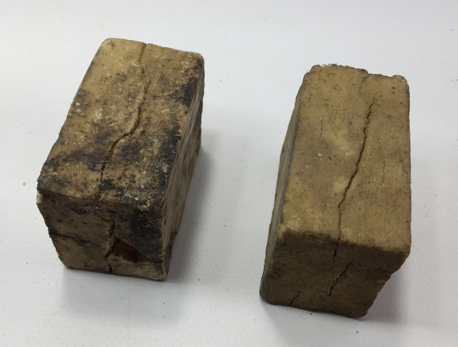 OSMANLI DÖNEMİ ÜZERİ OSMANLICA YAZILI HİLALİ AHMER 2 ADET SABUN