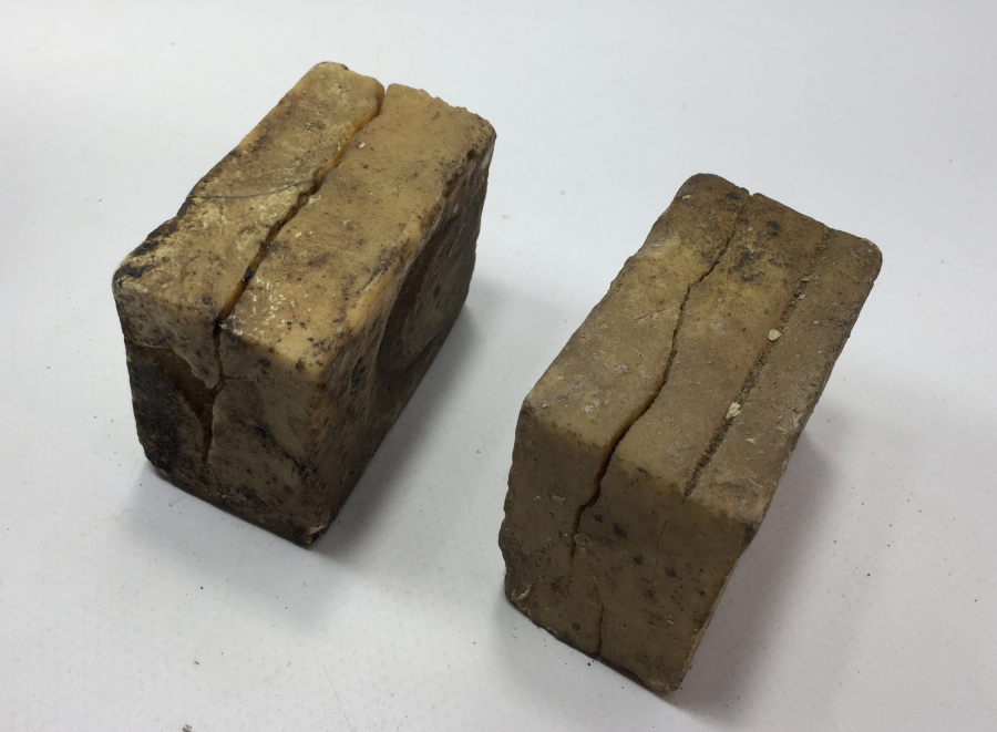 OSMANLI DÖNEMİ ÜZERİ OSMANLICA YAZILI HİLALİ AHMER 2 ADET SABUN