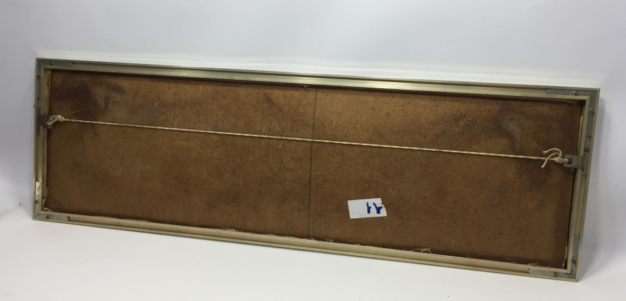 OSMANLI DÖNEMİ YAPANIN ADININ YAZILI OLDUĞU SIRMA İŞÇİLİKLİ PANO