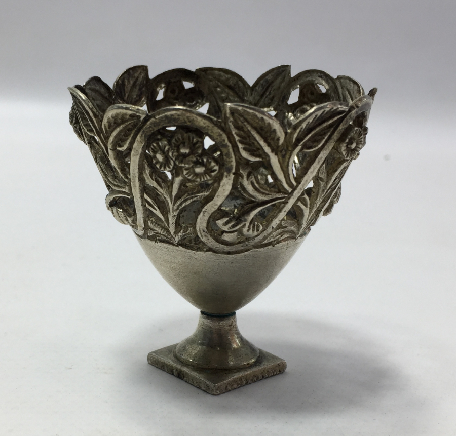 OSMANLI ERKEN DÖNEM GÜMÜŞ FİNCAN ZARFI