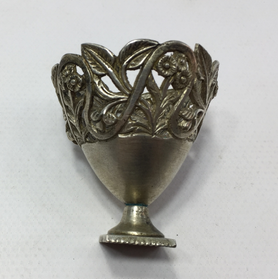 OSMANLI ERKEN DÖNEM GÜMÜŞ FİNCAN ZARFI