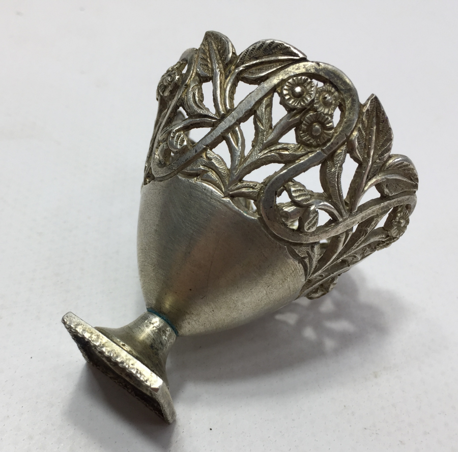 OSMANLI ERKEN DÖNEM GÜMÜŞ FİNCAN ZARFI